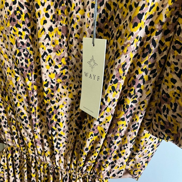 WAYF Cut Out Tiered Women's Maxi Dress NWT - Picture 3 of 11